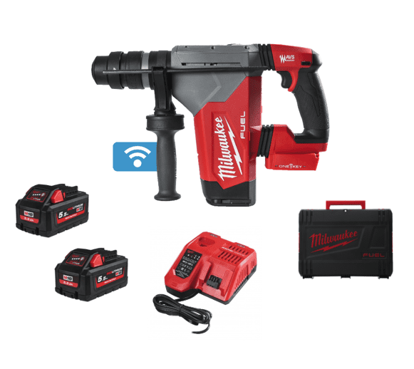 Martelo Combinado SDS-Plus 32mm com Fixtec One-Key M18