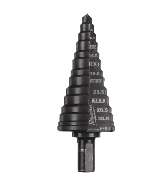 Broca Escalonada de Cobalto com Revestimento ALCrN M6 - M32