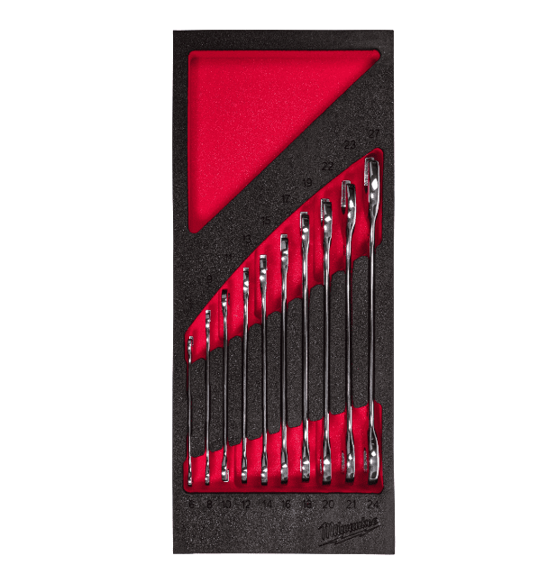 Espuma com 10 Chaves de Luneta Abertas